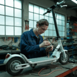 naprawa hulajnogi po zalaniu